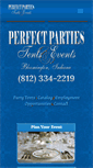 Mobile Screenshot of perfectparties-events.com